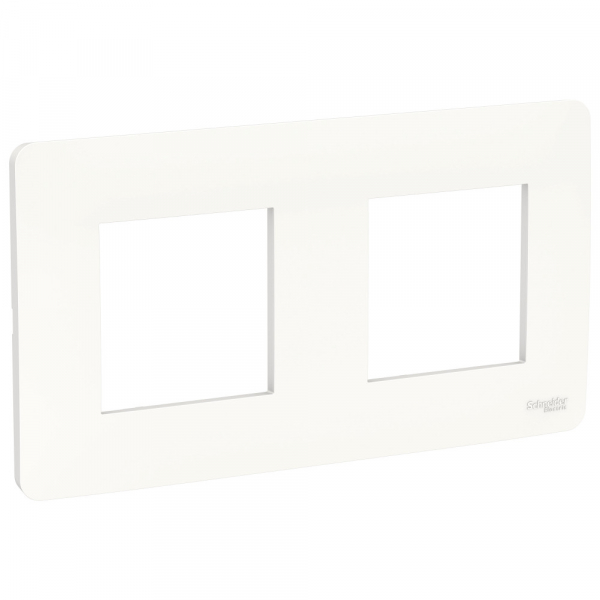 Рамка двухпостовая Schneider Electric Unica Studio белый Рамка двухпостовая Schneider Electric Unica Studio белый