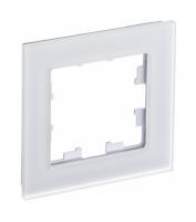 Рамка однопостовая Schneider Electric Atlas Design Nature матовый белый