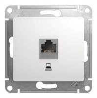 Розетка RJ45 Schneider Electric Glossa белая Розетка RJ45 Schneider Electric Glossa белая