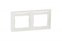Рамка двухпостовая Legrand Valena белый