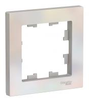 Рамка однопостовая Schneider Electric Atlas Design жемчуг Рамка однопостовая Schneider Electric Atlas Design жемчуг