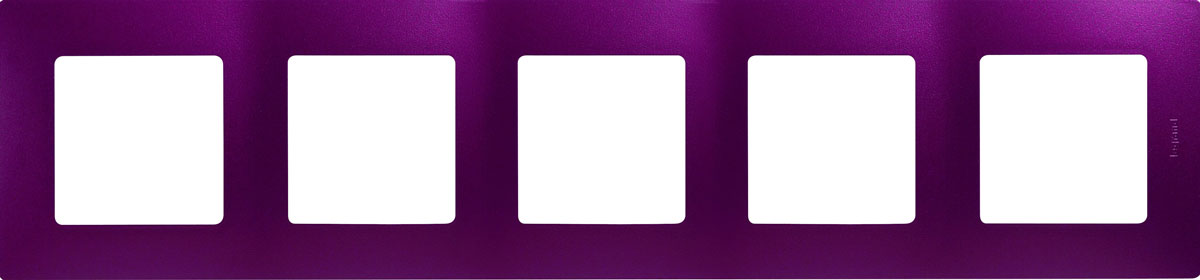 Рамка пятипостовая legrand Etika сливовый Рамка пятипостовая legrand Etika сливовый