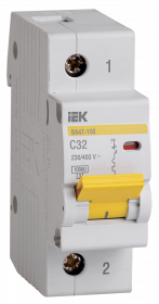 Автоматический выключатель IEK 1П 10 кА C 32 А Автоматический выключатель IEK 1П 10 кА C 32 А