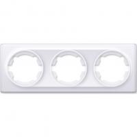 Рамка трехпостовая OneKeyElectro Florence белый