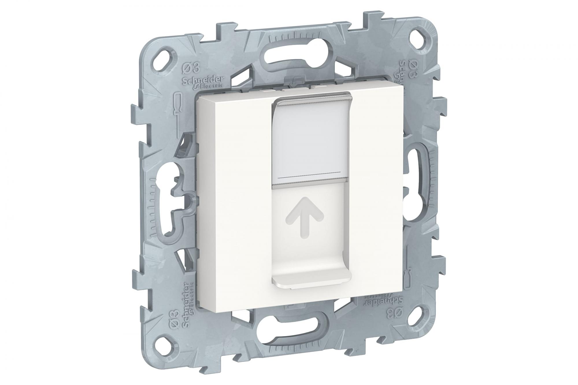 Розетка RJ45 Schneider Electric Unica New белый Розетка RJ45 Schneider Electric Unica New белый