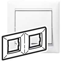 Рамка двухпостовая Legrand Valena белый