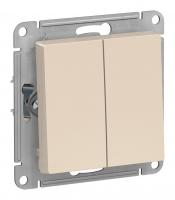 Выключатель 2-кл. Schneider Electric AtlasDesign слоновая кость Выключатель 2-кл. Schneider Electric AtlasDesign слоновая кость