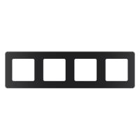 Рамка четырехпостовая Legrand Inspiria антрацит