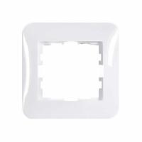 Рамка однопостовая Lezard Karina Life белый Рамка однопостовая Lezard Karina Life белый