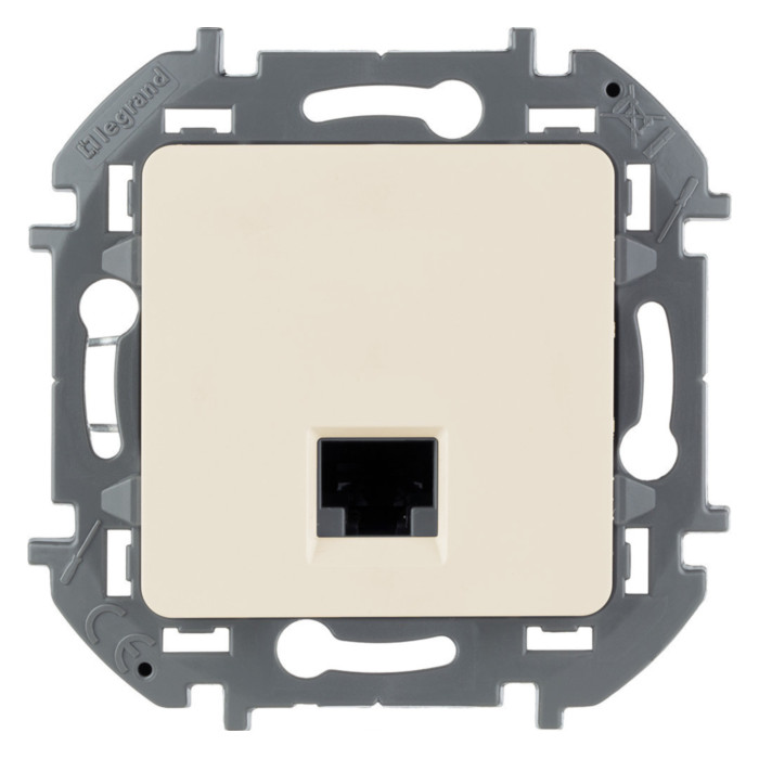 Розетка RJ45 Legrand Inspiria слоновая кость Розетка RJ45 Legrand Inspiria слоновая кость
