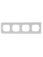 Рамка четырехпостовая Lezard Karina Life белый