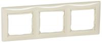 Рамка трехпостовая Legrand Valena слоновая кость