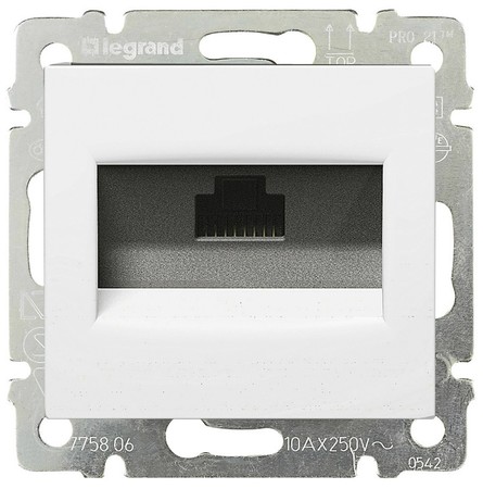 Розетка RJ45 Legrand Valena белый Розетка RJ45 Legrand Valena белый