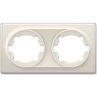 Рамка двухпостовая OneKeyElectro Florence бежевый