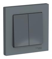 Выключатель 2-кл. Schneider Electric AtlasDesign в сборе грифель Выключатель 2-кл. Schneider Electric AtlasDesign в сборе грифель