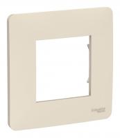 Рамка однопостовая Schneider Electric Unica Studio бежевый