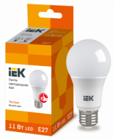Лампа светодиодная IEK Е27 3000К 11 Вт Лампа светодиодная IEK Е27 3000К 11 Вт