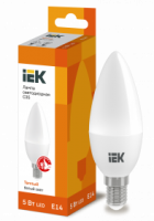 Лампа светодиодная IEK Е14 3000К 5 Вт Лампа светодиодная IEK Е14 3000К 5 Вт