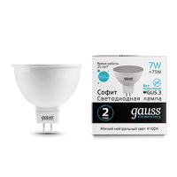 Лампа светодиодная Gauss GU5.3 7 Вт Лампа светодиодная Gauss GU5.3 7 Вт