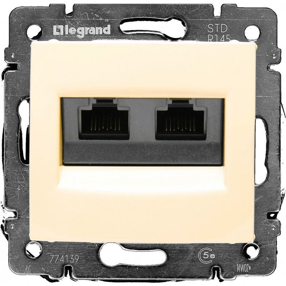 Розетка RJ45 Legrand Valena слоновая кость Розетка RJ45 Legrand Valena слоновая кость