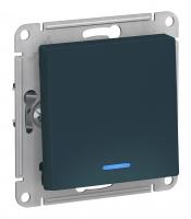 Выключатель 1-кл. Schneider Electric AtlasDesign с подсветкой карбон Выключатель 1-кл. Schneider Electric AtlasDesign с подсветкой карбон