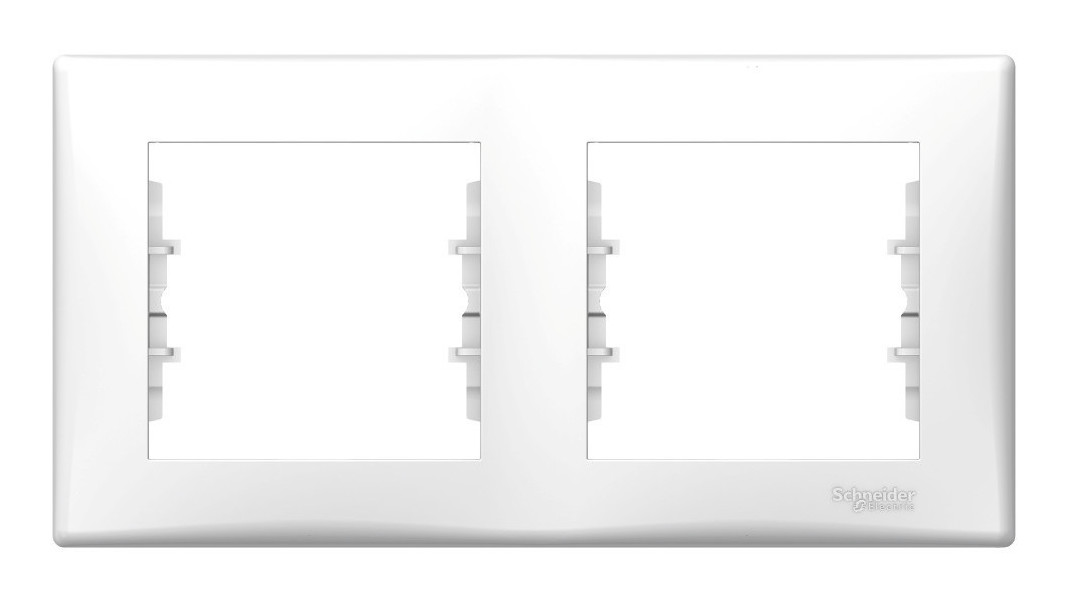Рамка двухпостовая Schneider Electric Sedna белый Рамка двухпостовая Schneider Electric Sedna белый