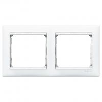Рамка двухпостовая Legrand Valena белый