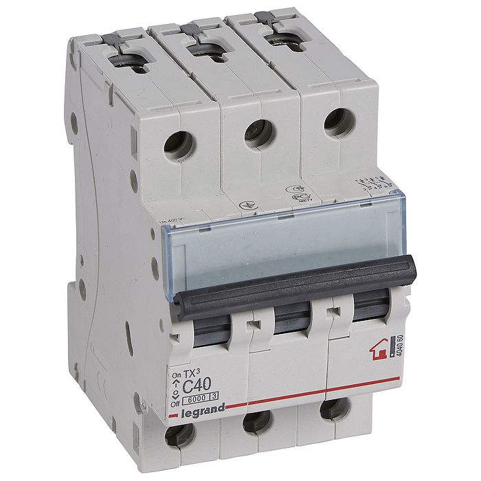 Автоматический выключатель Legrand 3П 6 кА С 40 A Автоматический выключатель Legrand 3П 6 кА С 40 A