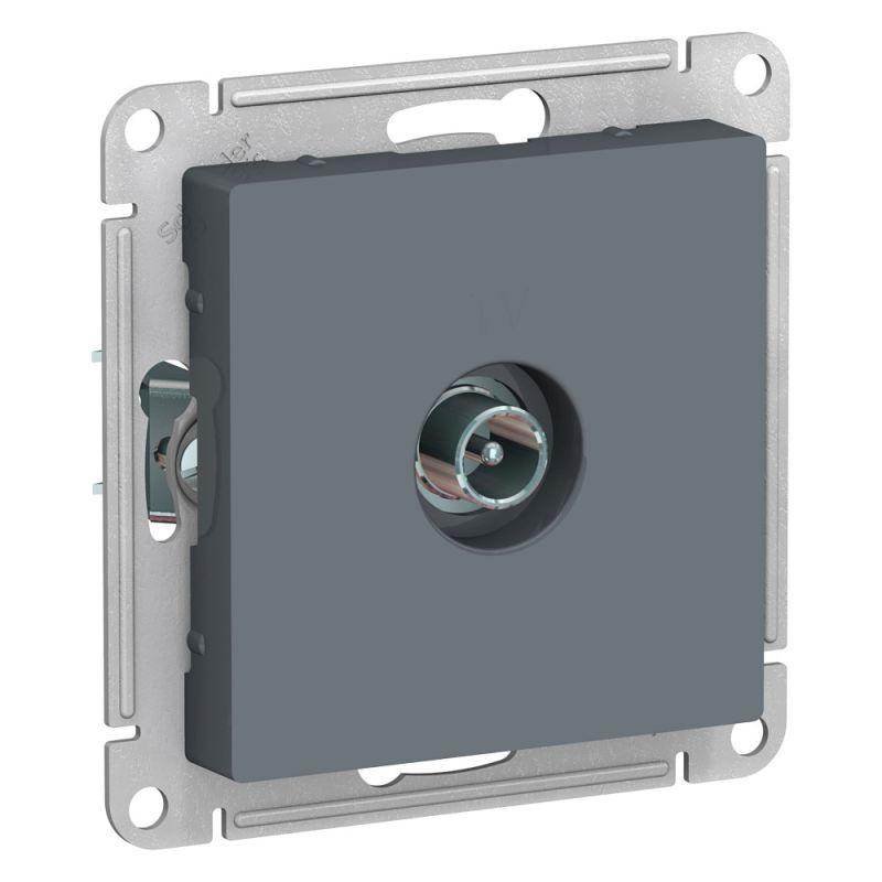 Розетка TV Schneider Electric AtlasDesign карбон Розетка TV Schneider Electric AtlasDesign карбон