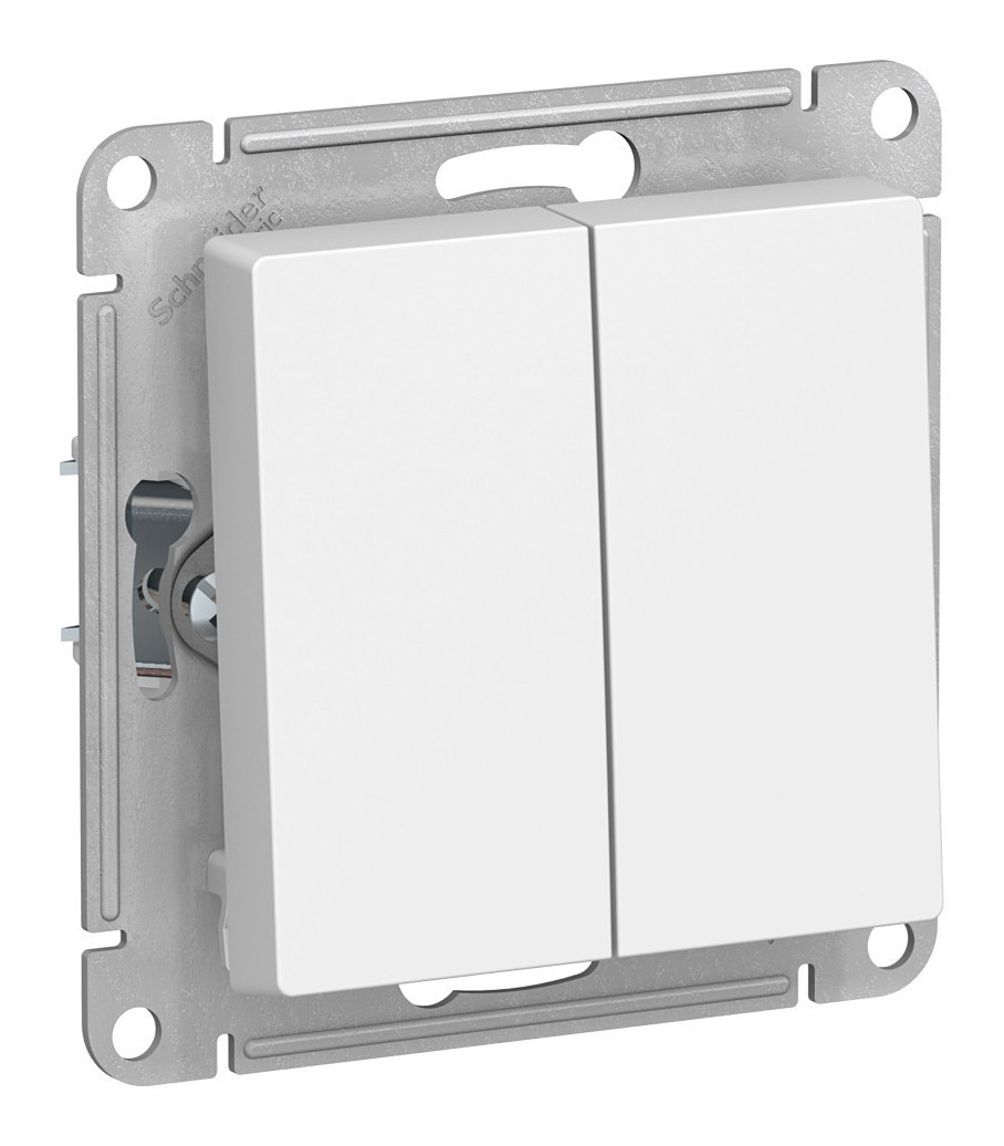 Выключатель 2-кл. Schneider Electric AtlasDesign белый Выключатель 2-кл. Schneider Electric AtlasDesign белый