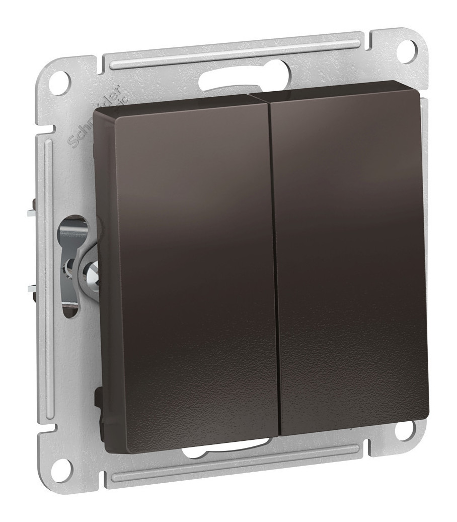 Выключатель 2-кл. Schneider Electric AtlasDesign мокко Выключатель 2-кл. Schneider Electric AtlasDesign мокко