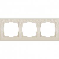 Рамка трехпостовая Werkel Flock слоновая кость Рамка трехпостовая Werkel Flock слоновая кость
