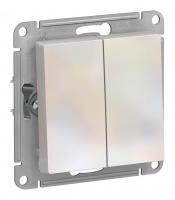 Выключатель 2-кл. Schneider Electric AtlasDesign жемчуг Выключатель 2-кл. Schneider Electric AtlasDesign жемчуг