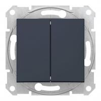 Выключатель 2-кл. Schneider Electric Sedna графит Выключатель 2-кл. Schneider Electric Sedna графит