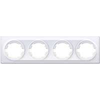 Рамка четырехпостовая OneKeyElectro Florence белый Рамка четырехпостовая OneKeyElectro Florence белый