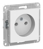 Розетка однопостовая Schneider Electric AtlasDesign без заземленмия белая Розетка однопостовая Schneider Electric AtlasDesign без заземленмия белая
