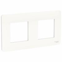 Рамка двухпостовая Schneider Electric Unica Studio белый Рамка двухпостовая Schneider Electric Unica Studio белый