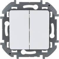 Выключатель 2-кл. Legrand Inspiria белый Выключатель 2-кл. Legrand Inspiria белый