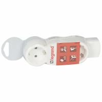 Колодка удлинителя Legrand 3х2К+З с заземлением Колодка удлинителя Legrand 3х2К+З с заземлением