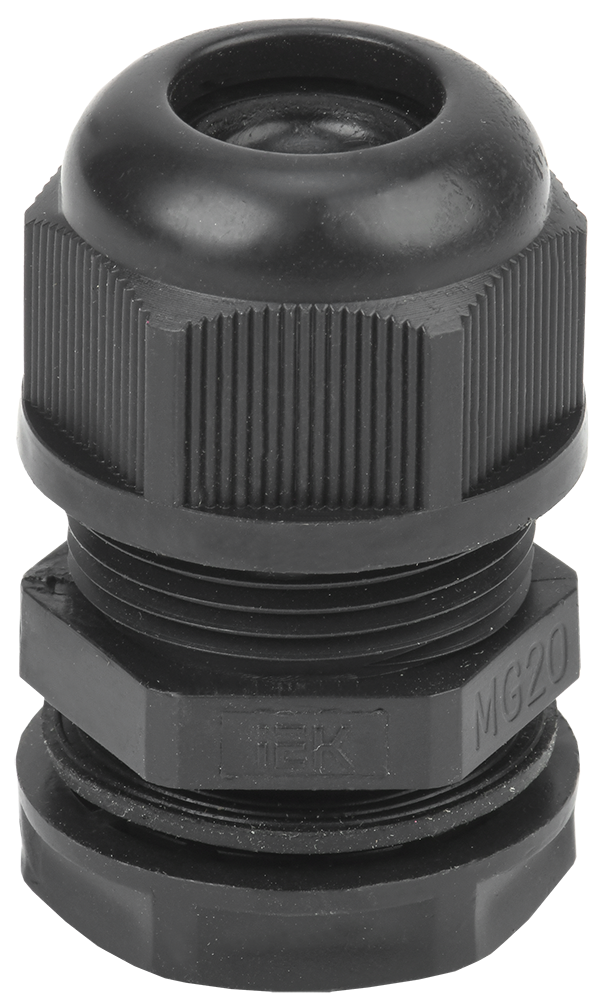 Сальник IEK MG20 10-14 мм IP68 черный Сальник IEK MG20 10-14 мм IP68 черный