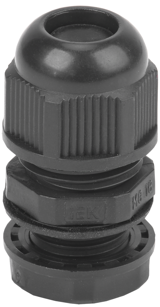 Сальник IEK MG16 6-10 мм IP68 черный Сальник IEK MG16 6-10 мм IP68 черный