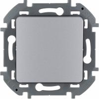 Выключатель 1-кл. Legrand Inspiria алюминий Выключатель 1-кл. Legrand Inspiria алюминий