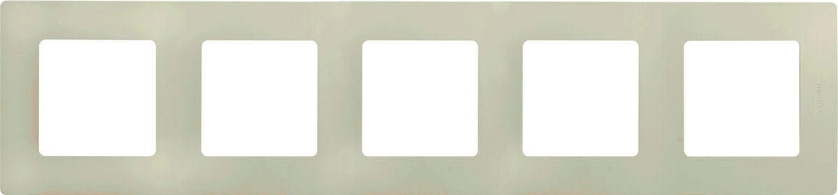 Рамка пятипостовая legrand Etika слоновая кость Рамка пятипостовая legrand Etika слоновая кость