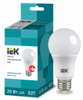 Лампа светодиодная IEK Е27 4000К 20 Вт Лампа светодиодная IEK Е27 4000К 20 Вт