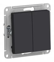 Выключатель 2-кл. Schneider Electric AtlasDesign карбон Выключатель 2-кл. Schneider Electric AtlasDesign карбон