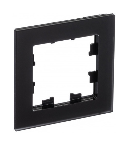 Рамка однопостовая Schneider Electric Atlas Design Nature матовый черный Рамка однопостовая Schneider Electric Atlas Design Nature матовый черный