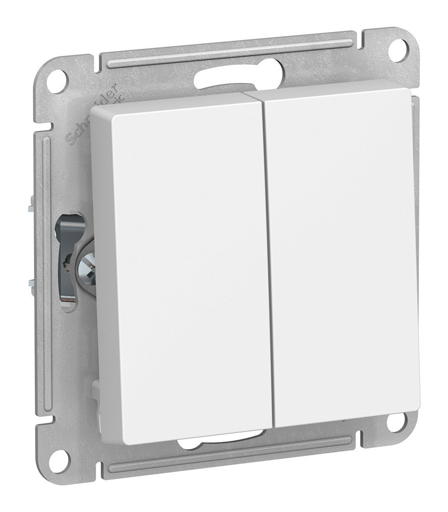 Переключатель 2-кл. Schneider Electric AtlasDesign белый Переключатель 2-кл. Schneider Electric AtlasDesign белый