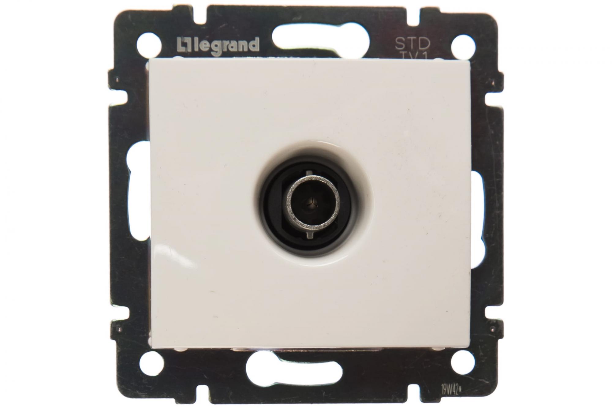 Розетка TV Legrand Valena белый Розетка TV Legrand Valena белый