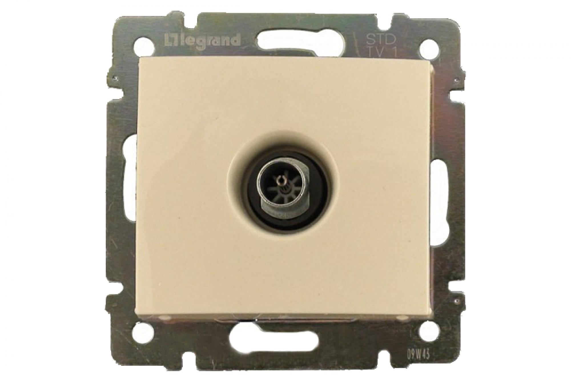 Розетка TV Legrand Valena слоновая кость Розетка TV Legrand Valena слоновая кость