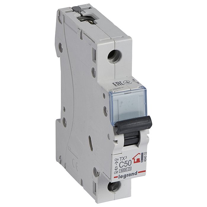 Автоматический выключатель Legrand 1П 6 кА С 50 A Автоматический выключатель Legrand 1П 6 кА С 50 A
